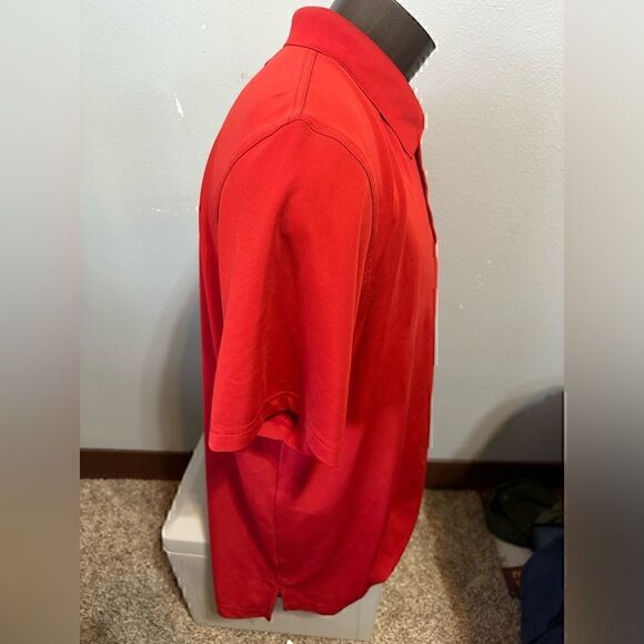 Under Armour HeatGear Mens XXL Solid Red Short Sleeve Polo - Picture 5 of 7